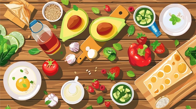 Zbliżenie na składniki